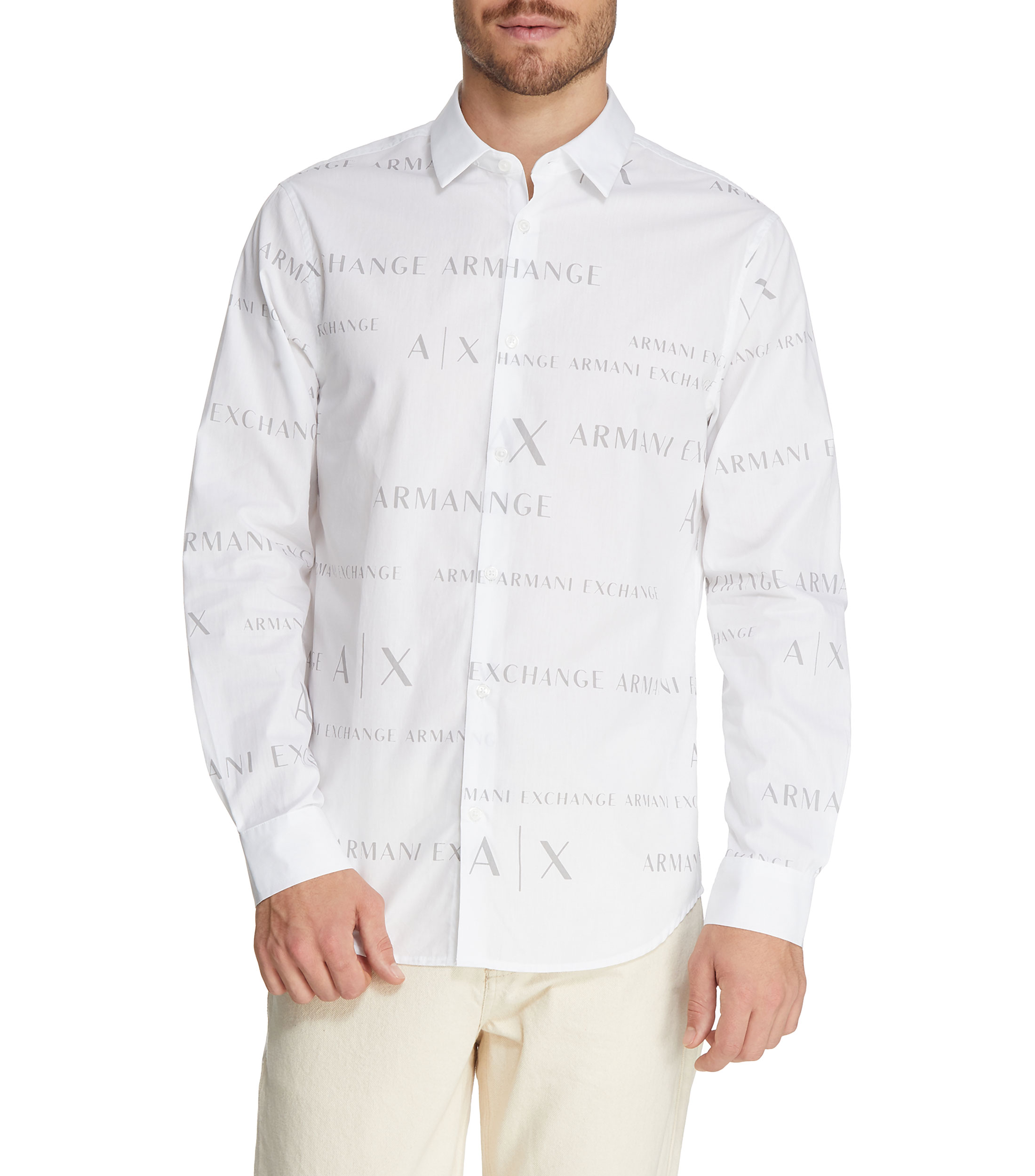 Camisa 2025 blanca armani
